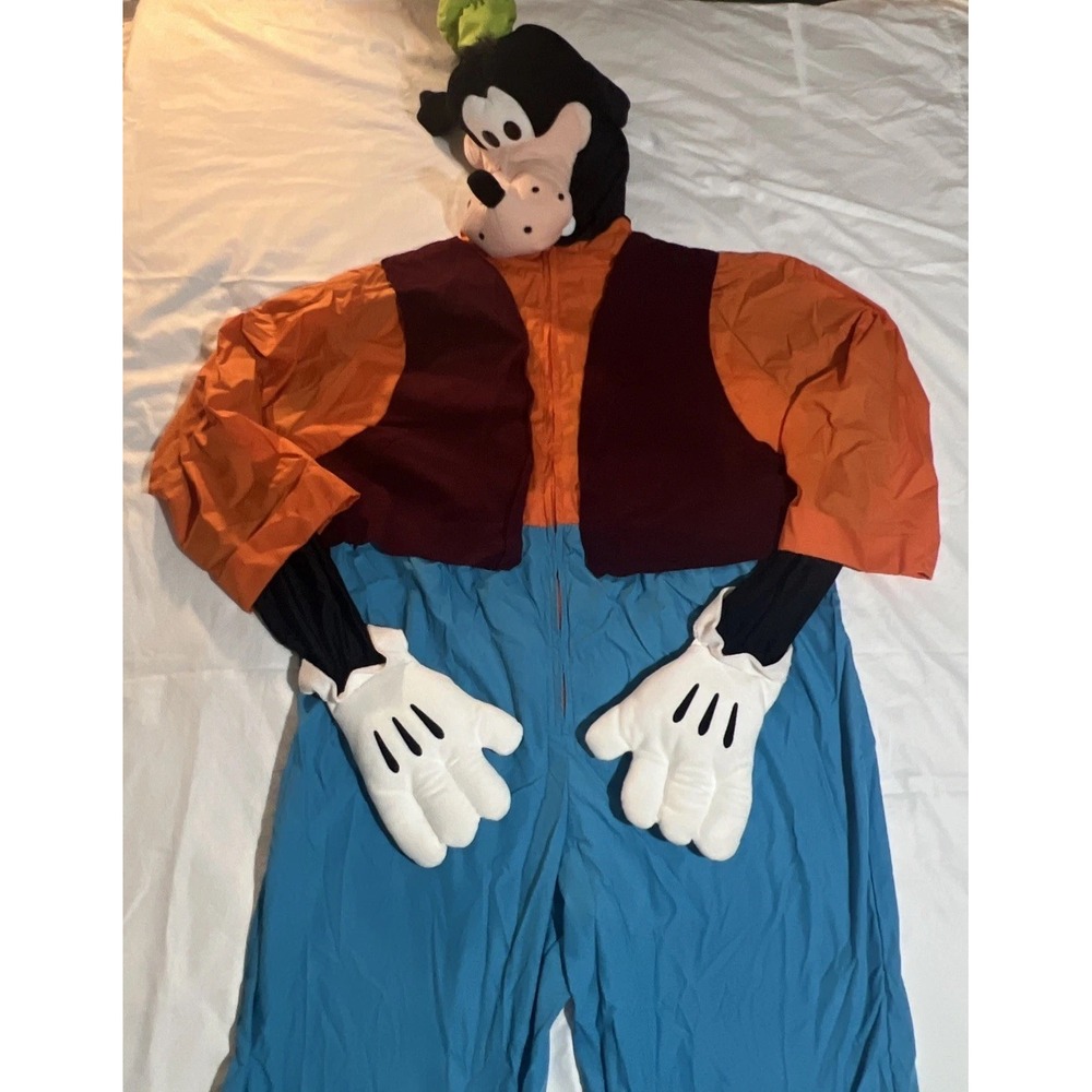 Vintage Disney Store Adult Goofy Halloween Costume LG Rare HTF